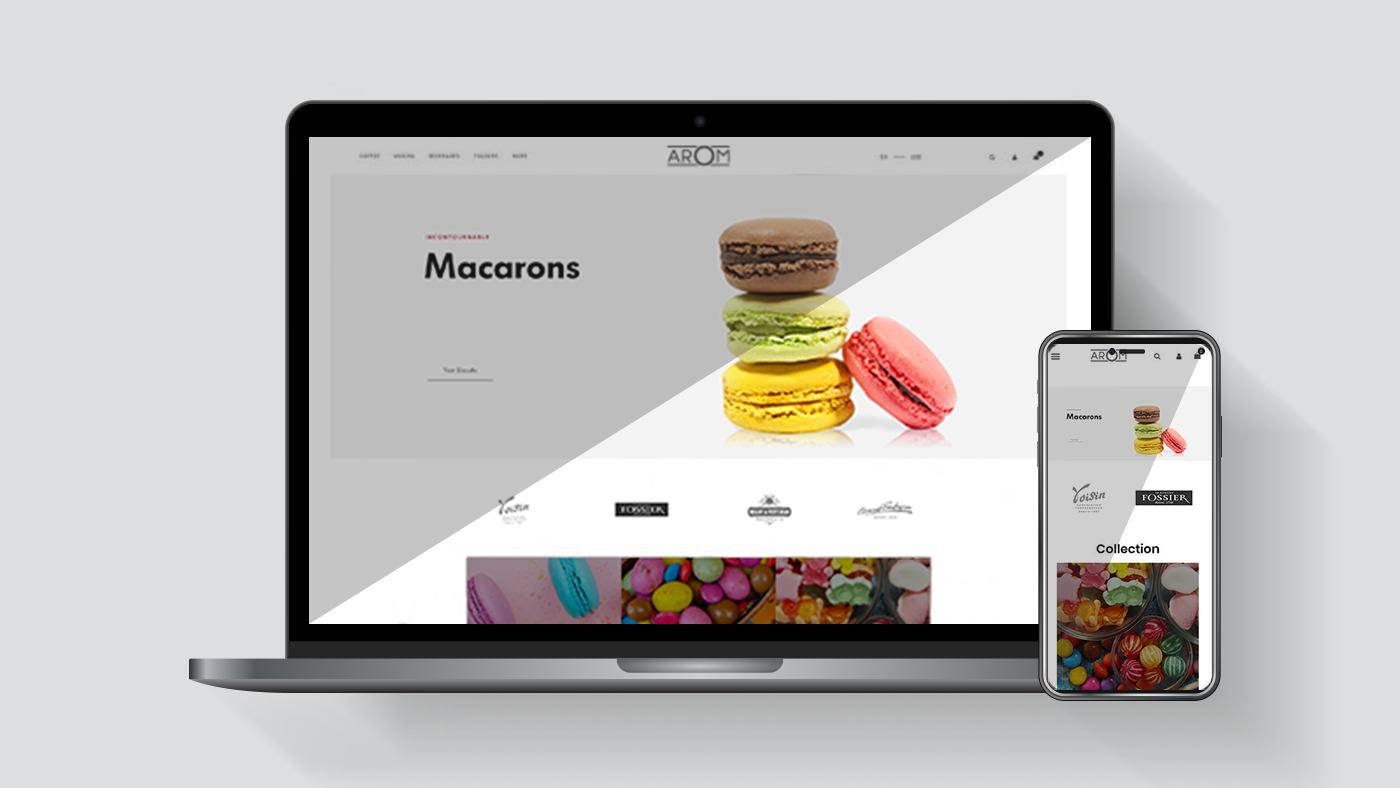 AROM - Site marchand responsive